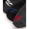 image:imageReebok Boys Quarter Socks 12Pack Cushioned Athletic Socks wArch Support  MoistureWicking Breathable Fabric with a Reinforced Toe Seam Built for AllDay Active WearBlackGreyRed