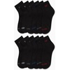 image:imageReebok Boys Quarter Socks 12Pack Cushioned Athletic Socks wArch Support  MoistureWicking Breathable Fabric with a Reinforced Toe Seam Built for AllDay Active WearAll Black