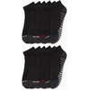 image:imageReebok Boys Quarter Socks 12Pack Cushioned Athletic Socks wArch Support  MoistureWicking Breathable Fabric with a Reinforced Toe Seam Built for AllDay Active WearBlack Detail