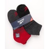image:imageReebok Boys Quarter Socks 6 Pack Performance Quarter Cut Athletic Socks  Breathable Moisturewicking Fabric Cushioned Footbed Eases Fatigue Arch Support Locks in FitBlackGreyRed