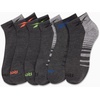 image:imageReebok Boys Quarter Socks 6 Pack Performance Quarter Cut Athletic Socks  Breathable Moisturewicking Fabric Cushioned Footbed Eases Fatigue Arch Support Locks in FitGrey Logo