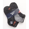 image:imageReebok Boys Quarter Socks 6 Pack Performance Quarter Cut Athletic Socks  Breathable Moisturewicking Fabric Cushioned Footbed Eases Fatigue Arch Support Locks in FitGrey Logo