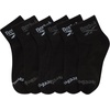 image:imageReebok Boys Quarter Socks 6 Pack Performance Quarter Cut Athletic Socks  Breathable Moisturewicking Fabric Cushioned Footbed Eases Fatigue Arch Support Locks in FitBlack Logo