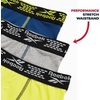image:imageReebok Boys Underwear  3 Pack Performance Boys Boxer Briefs with Pouch  Wicks Away Moisture to Keep Him Cool During Sports and Play Reduces RideUp and Chafing with Flexible StretchLight GreyYellowNavy