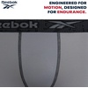 image:imageReebok Boys Underwear  3 Pack Performance Boys Boxer Briefs with Pouch  Wicks Away Moisture to Keep Him Cool During Sports and Play Reduces RideUp and Chafing with Flexible StretchStone GreySurf the WebBlack Print