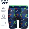 image:imageReebok Boys Underwear  3 Pack Performance Boys Boxer Briefs with Pouch  Wicks Away Moisture to Keep Him Cool During Sports and Play Reduces RideUp and Chafing with Flexible StretchMaritime BlueGreen FlashSurf the Web Print