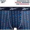 image:imageReebok Boys Underwear  3 Pack Performance Boys Boxer Briefs with Pouch  Wicks Away Moisture to Keep Him Cool During Sports and Play Reduces RideUp and Chafing with Flexible StretchMaritime BlueStone GreyAtomic Blue Print