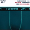 image:imageReebok Boys Underwear  3 Pack Performance Boys Boxer Briefs with Pouch  Wicks Away Moisture to Keep Him Cool During Sports and Play Reduces RideUp and Chafing with Flexible StretchTeal BlueBlackPool Blue Print