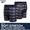 image:imageReebok Boys Underwear  4 Pack Performance Boys Boxer Briefs with Pouch  Flexible Stretch Moves with Him at School and Play MoistureWicking Fabric Reduces Sweat and IrritationDark GreyMaritime BlueBlue DepthsMonument Print