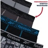 image:imageReebok Boys Underwear  4 Pack Performance Boys Boxer Briefs with Pouch  Flexible Stretch Moves with Him at School and Play MoistureWicking Fabric Reduces Sweat and IrritationMedium GreyDark GreyBlackAlloy Print
