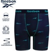 image:imageReebok Boys Underwear  4 Pack Performance Boys Boxer Briefs with Pouch  Flexible Stretch Moves with Him at School and Play MoistureWicking Fabric Reduces Sweat and IrritationPrintsMedium GreyTeal Blue