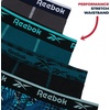 image:imageReebok Boys Underwear  4 Pack Performance Boys Boxer Briefs with Pouch  Flexible Stretch Moves with Him at School and Play MoistureWicking Fabric Reduces Sweat and IrritationDark GreyTeal BlueBlackPool Blue Print