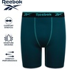 image:imageReebok Boys Underwear  4 Pack Performance Boys Boxer Briefs with Pouch  Flexible Stretch Moves with Him at School and Play MoistureWicking Fabric Reduces Sweat and IrritationDark GreyTeal BlueBlackPool Blue Print