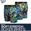 image:imageReebok Boys Underwear  4 Pack Performance Boys Boxer Briefs with Pouch  Flexible Stretch Moves with Him at School and Play MoistureWicking Fabric Reduces Sweat and IrritationPrintsMedium GreyTeal Blue