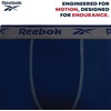 image:imageReebok Boys Underwear  4 Pack Performance Boys Boxer Briefs with Pouch  Flexible Stretch Moves with Him at School and Play MoistureWicking Fabric Reduces Sweat and IrritationDark GreyMaritime BlueBlue DepthsMonument Print
