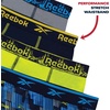 image:imageReebok Boys Underwear 4 Pack Performance MoistureWicking Boxer Briefs  Lightweight Breathable Fabric Keeps Kids Cool and Dry All Day TagFree Waistband Contour Support NoRideUp StayPut LegsBlithe PrintCitrus GreenMedium GreyMaritime Blue