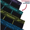 image:imageReebok Boys Underwear 4 Pack Performance MoistureWicking Boxer Briefs  Lightweight Breathable Fabric Keeps Kids Cool and Dry All Day TagFree Waistband Contour Support NoRideUp StayPut LegsJet BlackJet Black Print