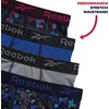 image:imageReebok Boys Underwear 4 Pack Performance MoistureWicking Boxer Briefs  Lightweight Breathable Fabric Keeps Kids Cool and Dry All Day TagFree Waistband Contour Support NoRideUp StayPut LegsBlack PrintStone GreySurf the Web