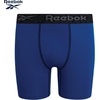image:imageReebok Boys Underwear 4 Pack Performance MoistureWicking Boxer Briefs  Lightweight Breathable Fabric Keeps Kids Cool and Dry All Day TagFree Waistband Contour Support NoRideUp StayPut LegsBlack PrintStone GreySurf the Web