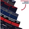 image:imageReebok Boys Underwear 5 Pack Performance MoistureWicking Boxer Briefs  Lightweight MoistureWicking Fabric Keeps Skin Dry Flexible StayPut Legs Prevent Riding Up During ActivityDark GreyMaritime BlueBlue DepthsPrintChinese Red