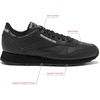 image:imageReebok Classic Leather Sneakers for Men Casual Tennis Mens ShoesCore BlackCore BlackPure Grey5