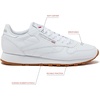 image:imageReebok Classic Leather Sneakers for Men Casual Tennis Mens ShoesFootwear WhitePure Grey3Reebok Gum3