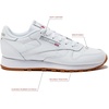 image:imageReebok Classic Leather Sneakers for Women  Casual Tennis Womens ShoesFootwear WhitePure Grey3Reebok Gum3