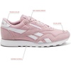 image:imageReebok Classic Nylon Womens Sneakers Casual Tennis Shoes WomenElemental PinkElemental PinkWhite