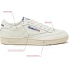 image:imageReebok Club C 85 Mens Tennis Shoes Casual Fashion White Sneakers for MenChalkChalkClassic Cobalt