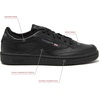 image:imageReebok Club C 85 Mens Tennis Shoes Casual Fashion White Sneakers for MenIntblackCharcoal