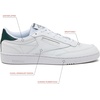 image:imageReebok Club C 85 Mens Tennis Shoes Casual Fashion White Sneakers for MenWhiteBreakaway GreenFlint Grey Metallic