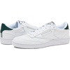 image:imageReebok Club C 85 Mens Tennis Shoes Casual Fashion White Sneakers for MenWhiteBreakaway GreenFlint Grey Metallic