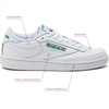 image:imageReebok Club C 85 Tennis Shoes for Women  Casual Womens SneakersFootwear WhiteFootwear WhiteGold Metallic