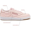 image:imageReebok Club C 85 Tennis Shoes for Women  Casual Womens SneakersPure PinkGentle PinkFootwear White