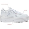 image:imageReebok Club C Extra Platform Sneakers for Women  White Casual Tennis Womens Fashion Sneakers  Womens Shoes Size 5 to 11Footwear WhiteFootwear WhitePure Grey3