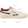 image:imageReebok Club C Revenge Vintage Sneakers for Men  Casual Tennis Mens ShoesVintage ChalkPaper WhiteClassic Burgundy