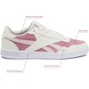 image:imageReebok Court Advance Womens Sneakers  Casual Fashion White Sneakers for WomenFootwear WhiteChalkFrosted Berry