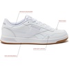 image:imageReebok Court Advance Womens Sneakers  Casual Fashion White Sneakers for WomenFootwear WhiteCold Grey 2Reebok Gum