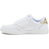 image:imageReebok Court Advance Womens Sneakers  Casual Fashion White Sneakers for WomenFootwear WhiteFootwear WhitePale Gold