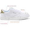 image:imageReebok Court Advance Womens Sneakers  Casual Fashion White Sneakers for WomenFootwear WhiteFootwear WhitePale Gold