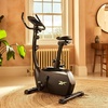 image:imageReebok FR20 Stationary Bike Indoor Cycling Bike with Adjustable Handles Saddle and Floor Level 8 Resistance Levels Upright Exercise Bike  Black