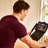 image:imageReebok FR30 Exercise Bike Green Indoor Upright Stationary Cycling Cardio Exercise bluetooth 32 electronic resistance levels 264 lbs Weight capacity Plus 60 Day Free Kinomap Membership