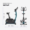 image:imageReebok FR30 Exercise Bike Green Indoor Upright Stationary Cycling Cardio Exercise bluetooth 32 electronic resistance levels 264 lbs Weight capacity Plus 60 Day Free Kinomap Membership