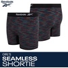 image:imageReebok Girls Boyshorts  2 Pack Seamless Cartwheel Bike Shorts 3  Combines BikeShort Coverage with Panty Comfort Breathable Stretch Fabric Holds Its Shape Wear After WearBlack SpacedyeBlue