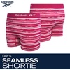 image:imageReebok Girls Boyshorts  2 Pack Seamless Cartwheel Bike Shorts 3  Combines BikeShort Coverage with Panty Comfort Breathable Stretch Fabric Holds Its Shape Wear After WearPink JacquardBlack