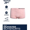 image:imageReebok Girls Boyshorts  3 Pack Stretch Seamless 2 Inseam  Soft Easy Coverage for School Play and Lounging Smooth Fit Flexes Through Sports and SleepoversGreyRoseBlack