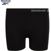 image:imageReebok Girls Boyshorts  4 Pack Seamless Cartwheel Bike Shorts 3  Combines BikeShort Coverage with Panty Comfort Machine Washable Fabric Retains Its Stretch Wear After WearAll BlackWhite Logo