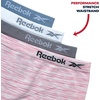 image:imageReebok Girls Boyshorts 4 Pack Performance Stretch Seamless Underwear  Soft Easy Coverage for School Play and Lounging Smooth Fit Flexes Through Sports and SleepoversSteel GreyFaded DenimWhiteWhite Spacedye