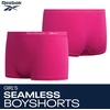 image:imageReebok Girls Boyshorts 4 Pack Performance Stretch Seamless Underwear  Soft Easy Coverage for School Play and Lounging Smooth Fit Flexes Through Sports and SleepoversSteel GreyCarmine RoseScuba BlueWhite