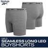 image:imageReebok Girls Boyshorts 8 Pack Soft Stretch Seamless Long Leg Underwear 5  Smooth Flexible Construction Gives Active Kids FullCoverage Comfort That Moves Through Every ActivityGreyBlackWhiteBlue